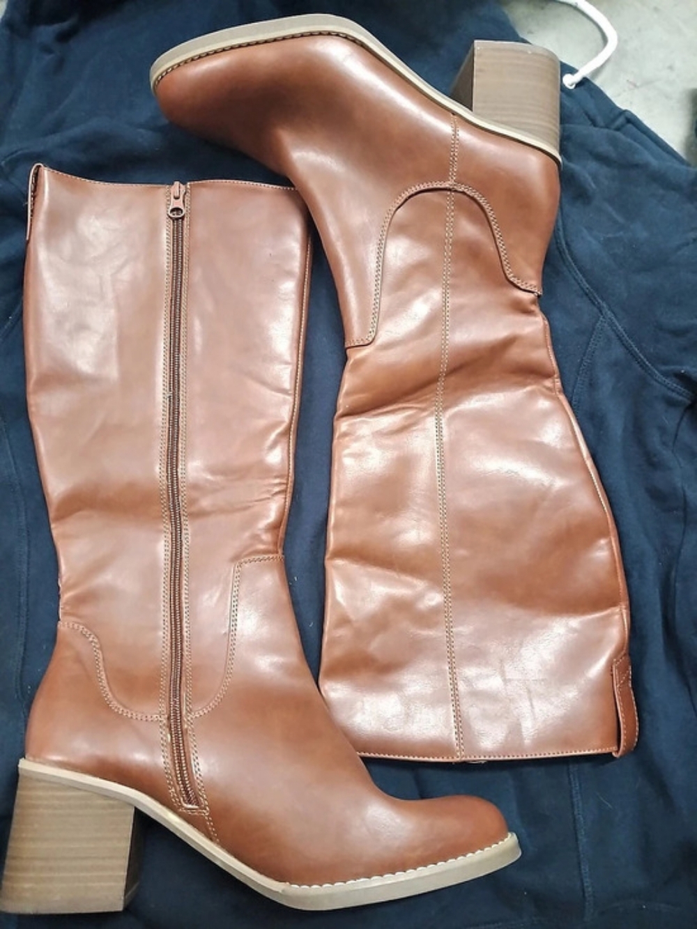 Brown Heeled Boots